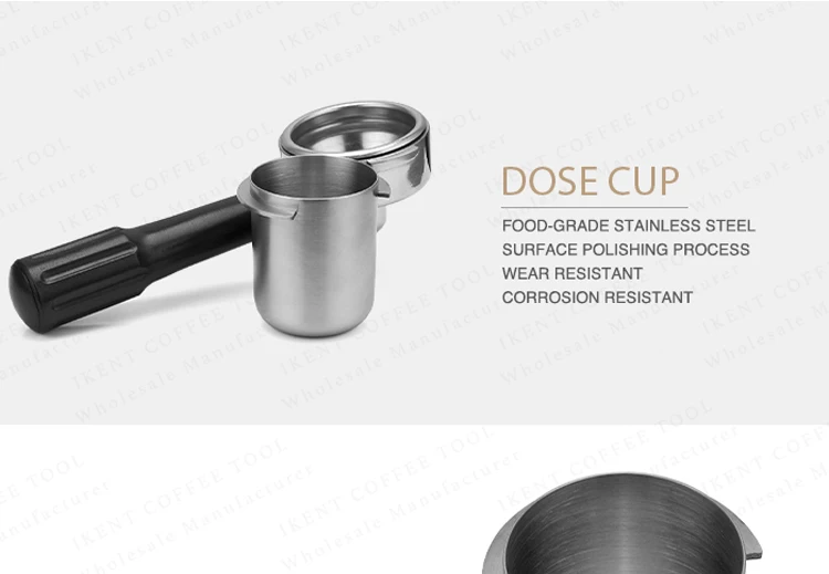 Details about   Stainless Steel Coffee Dosing Cup Powder Feeder Part for 58mm Espresso Machine 