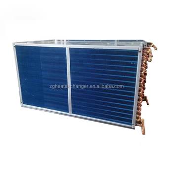 Customized Copper Tube Freon Water To Air Heat Exchanger Cooling Coil For AHU