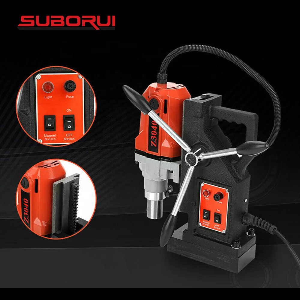 Borui Mini Drill Press Magnetic Base Drill Press Electric Magnetic Drill Machine