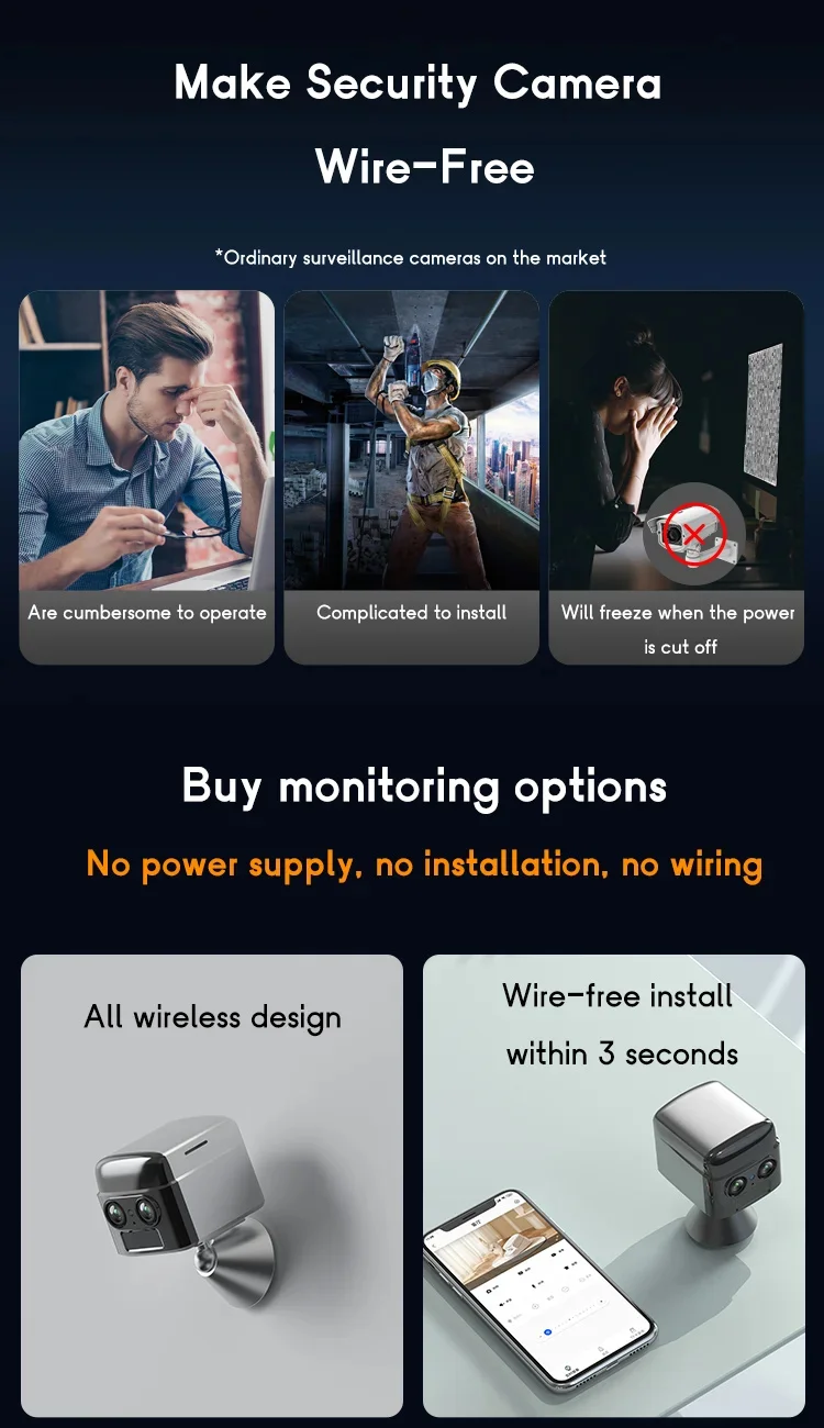 S70 EUR 4g Ip Small Surveillance Camera O-KAM PRO APP Security Night Vision Infrared Camera