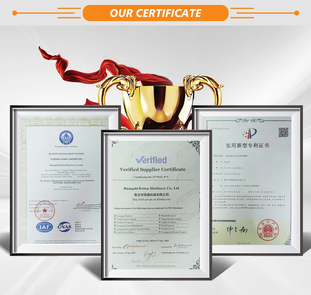 Excavator Final Drive Floating Seal Group 860162445 Mechanical Face Duo Cone Seal for XCMG XE215C