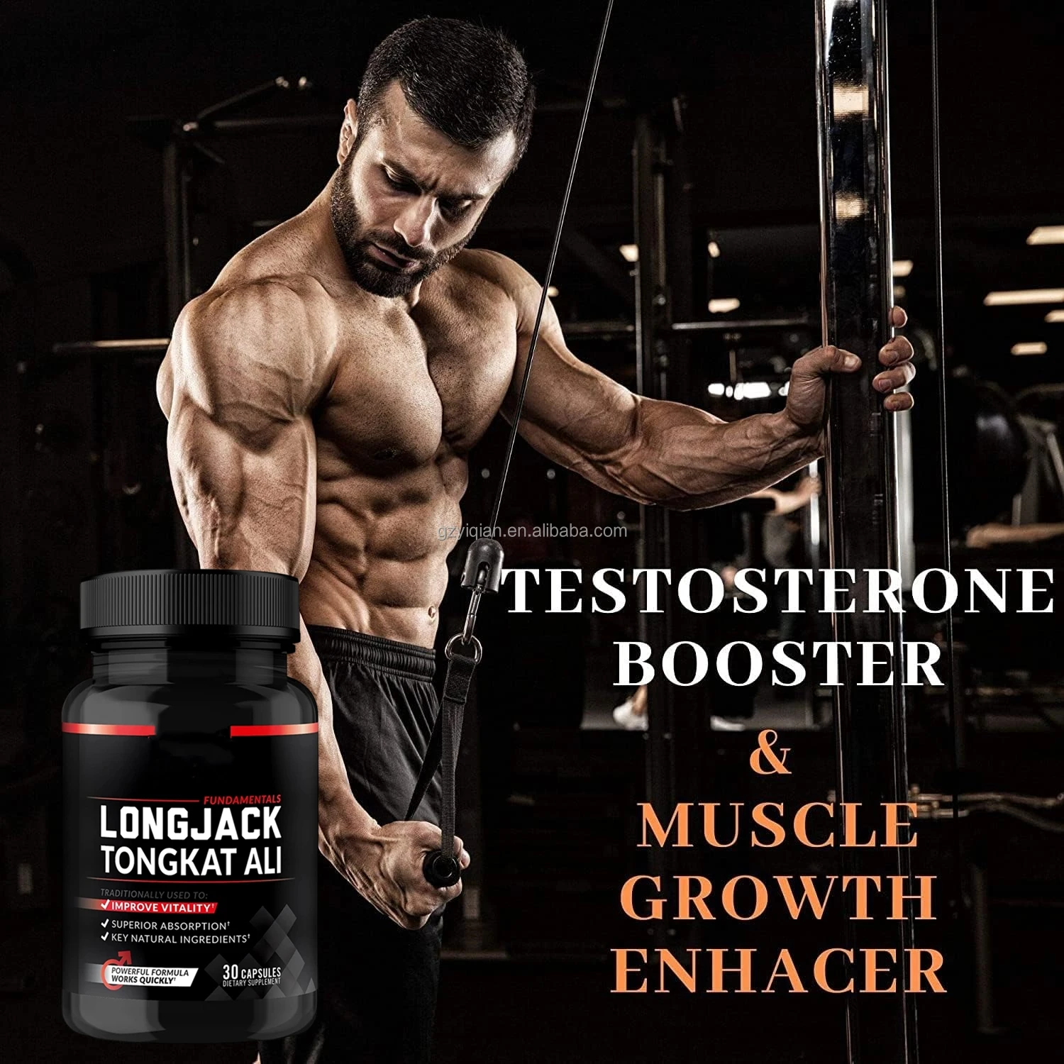 Oem Longjack Tongkat Ali Capsules Longjack Xxxl Dietary Supplement For Men To Support Male 3673