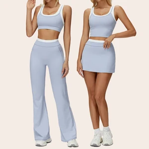 Flare Lounge Wear Set Pleated Skirt Sets Women 2 Piece Outfits Women Activewear Sets New Collection 2026