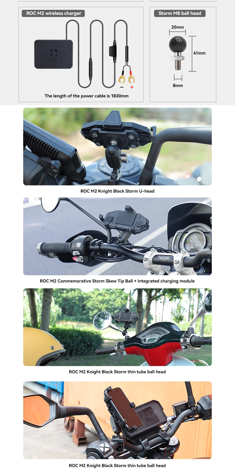 China Factory Hot Sale Mobile Phone Holders Waterproof Adjustable Motorcycle Bike Phone Holder manufacture