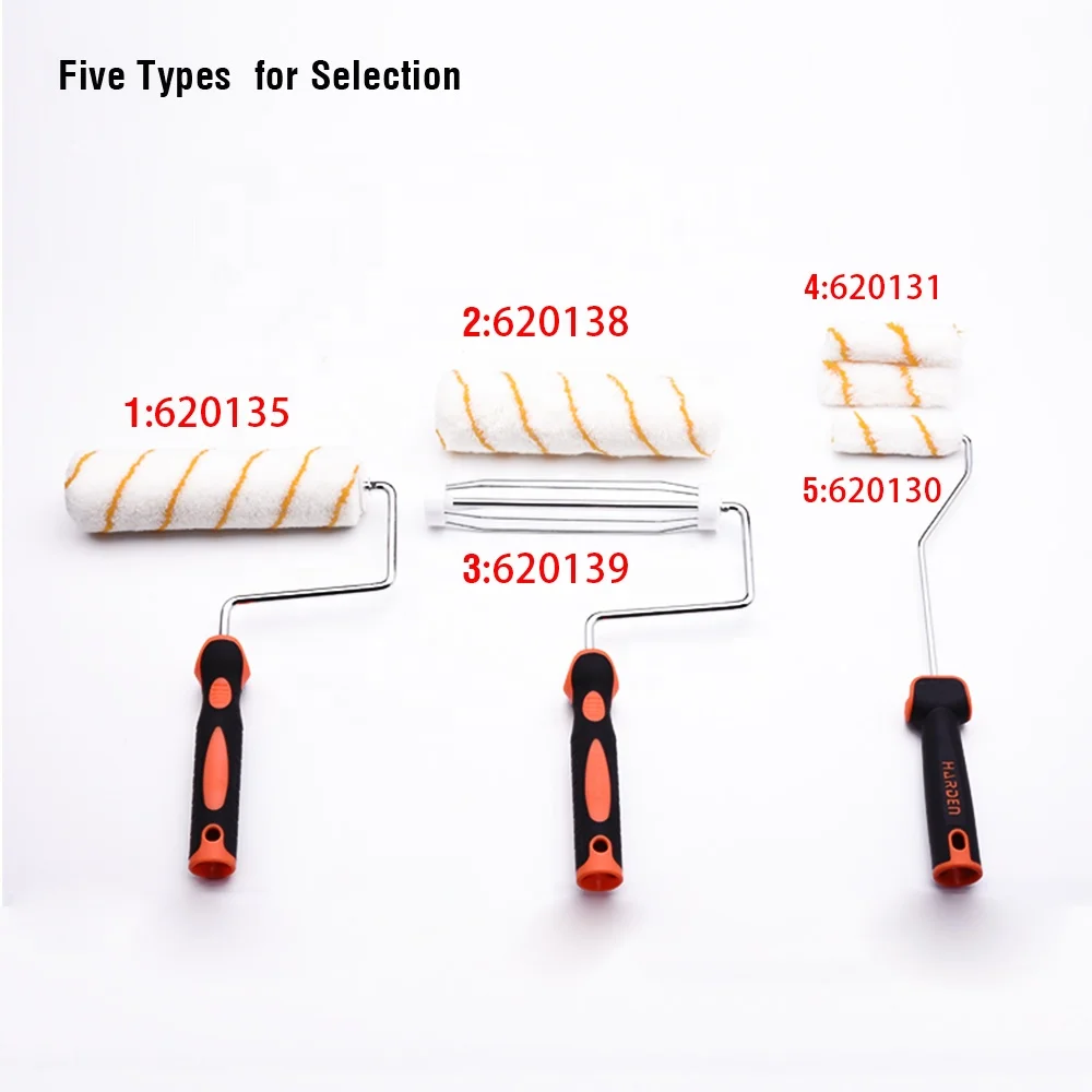 HARDEN Roller Painting Double Pattern 9 Inch Decorative Paint Roller Brush Set