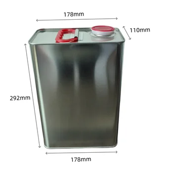 1L 3L 5L 10L 20L Rectangle Olive Oil  Walnut Oil Food Oil Tin Cans