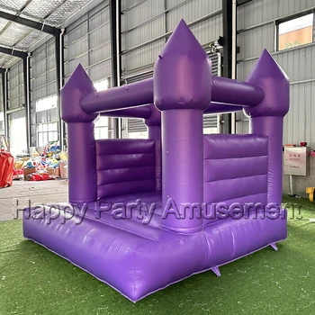 Purple color inflatable party house jumping castle big bounce house bouncy castle inflatable rental business