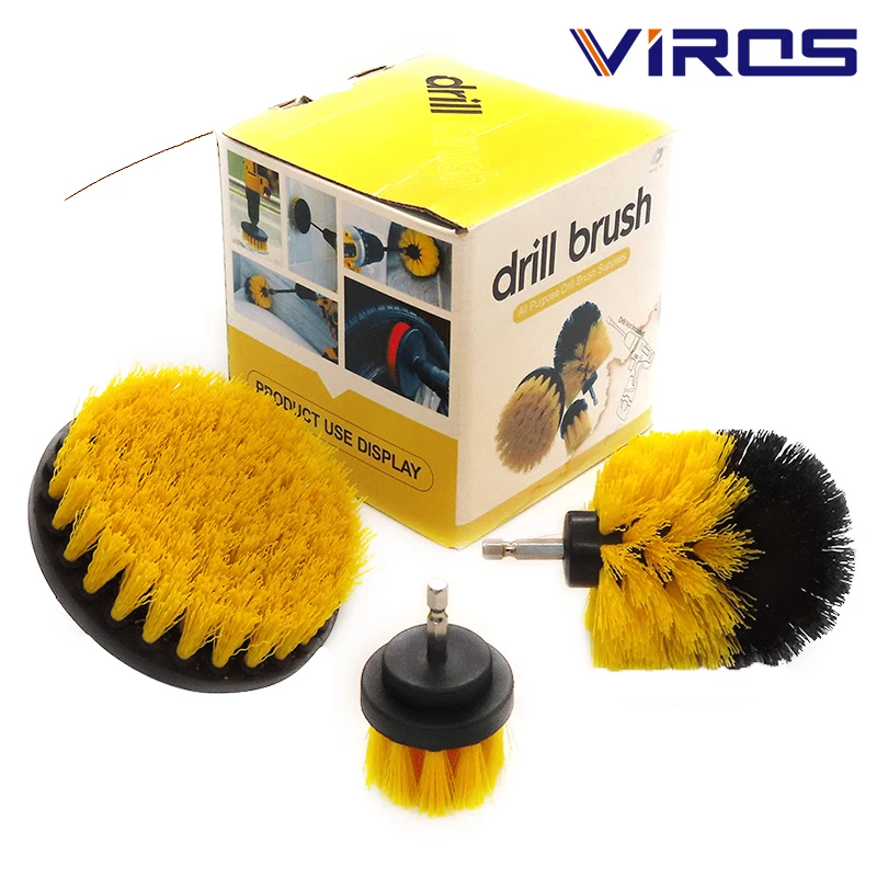 8 Pcs Drill Cleaning Brush Attachment Set Power Scrubber Brush For Car Cleaning Buy Drill