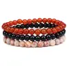 6mm red agate + bright stone + Red Network