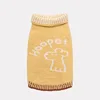 Pull col roulé jaune avec doublure polaire