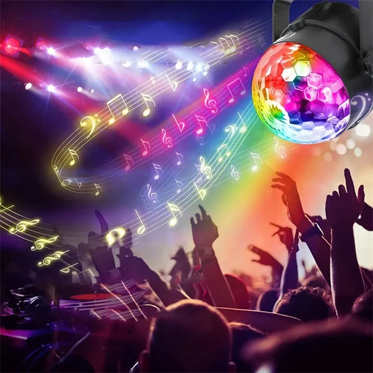 Bunte Beleuchtung Disco Bühne Rotierende Rgb Party Licht Innen Schlafzimmer Familien Feier Ktv Dj Dance Magic Ball Led-leuchten