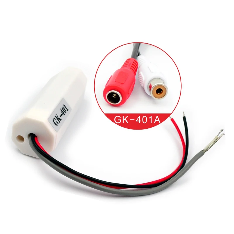 CCTV Microphone Video Pickup Device High Mini CCTV Microphone Sound Monitor Audio Pickup for CCTV Security