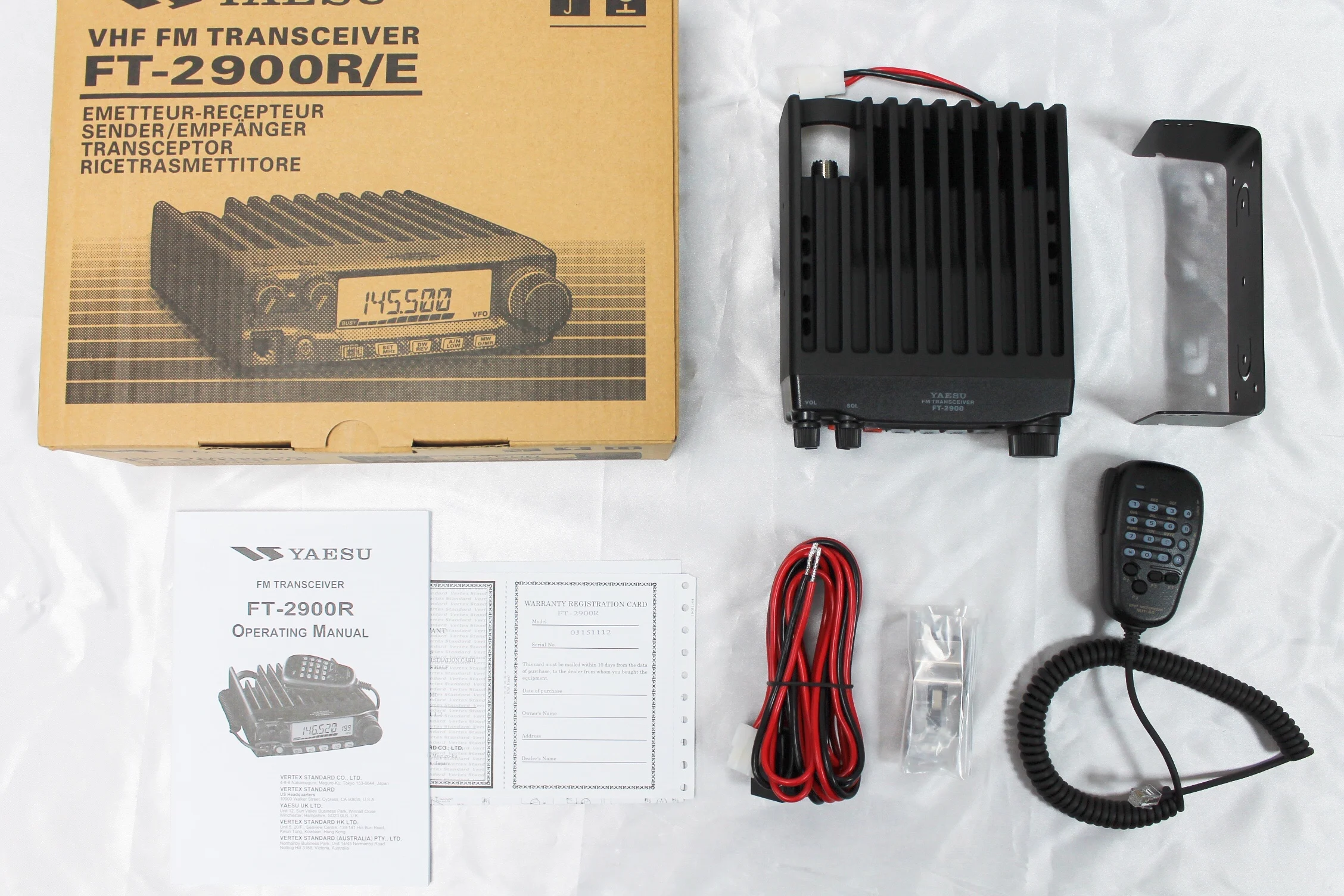 Yaesu Ft2900r Fm Mobile Radio 75watt Heavy Duty 144mhz Car Transceiver