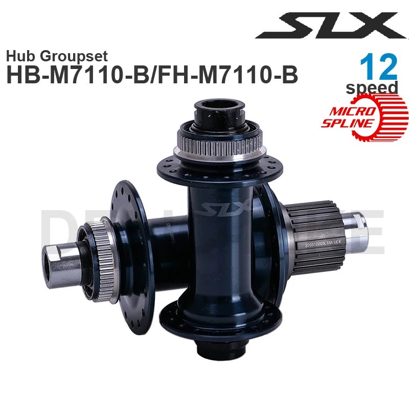 SHIMANO SLX HB-M7110 HB-M7110-B Front Hub FH-M7110 Rear Freehub