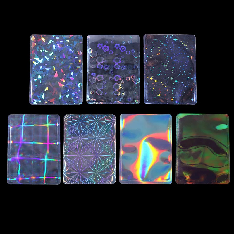Transparent Holographic Trading Card Sleeves 2.5x3.5" Premium Card Sleeves  Penny Card Sleeves Protector