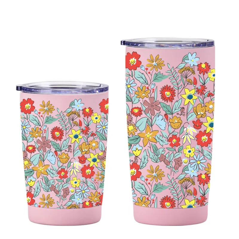 Customized Stainless Steel Coffee Cup Leak-proof Insulated Thermal 20 oz  Tumbler Car Portable Travel Coffee Mug
