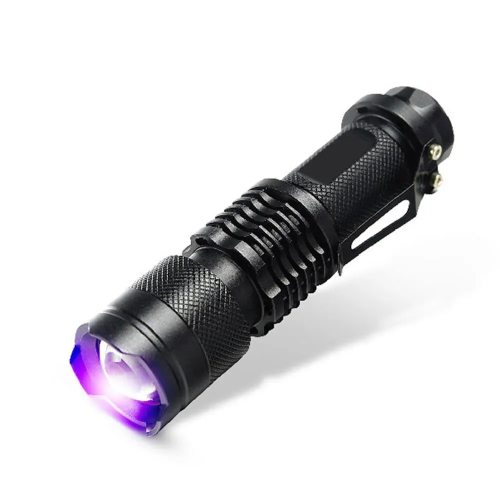 バイオレットLED懐中電灯ブラックライト365nm395nm検査トーチ