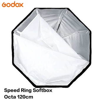 Godox Softbox 120cm Speed Ring Octagonal Softbox Double Soft Cloth with Bowens for Portrait Studio Blitz Speedlite Softbox detail image