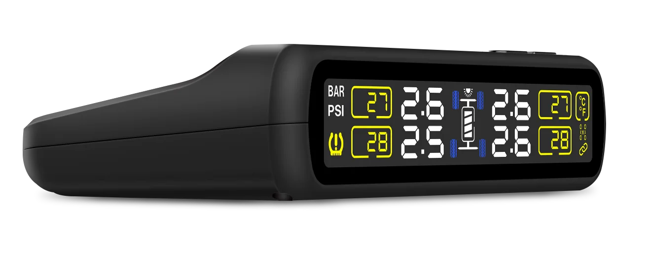 Прямая продажа с завода автомобильная беспроводная система контроля давления в шинах на солнечной