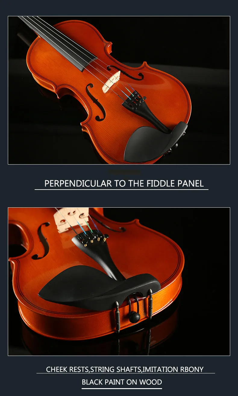 Violin For Kids Beginner Kit For Student W/hard Case,Rosin,Bow