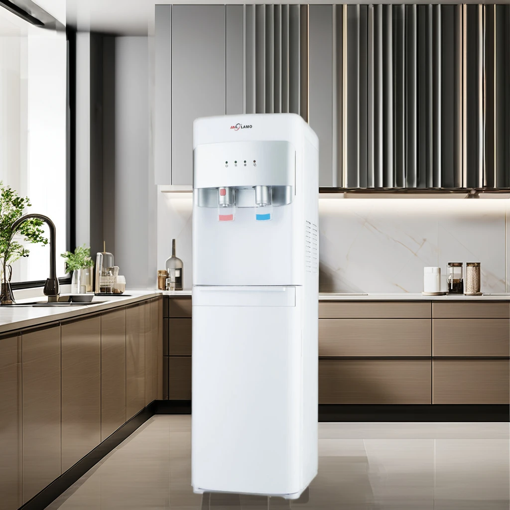 Wholesale 1158 Electric Water Dispenser Stainless Steel Housing Bottom Load Stand Installation Household Hotel Use factory