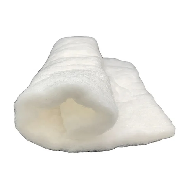 Cheap Quilt Wadding Padding Organic Eco-friendly Thermal Bonded Wadding Production Line Cotton Wadding Padding
