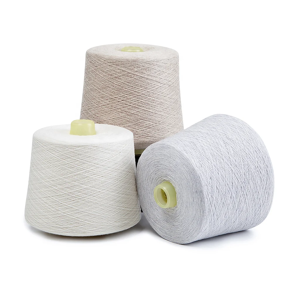 Пряжа от накатывания классная пряжа NM48/2 52% вискоза 20% нейлон 28PBT Вихревой спиннинг для летнего свитера