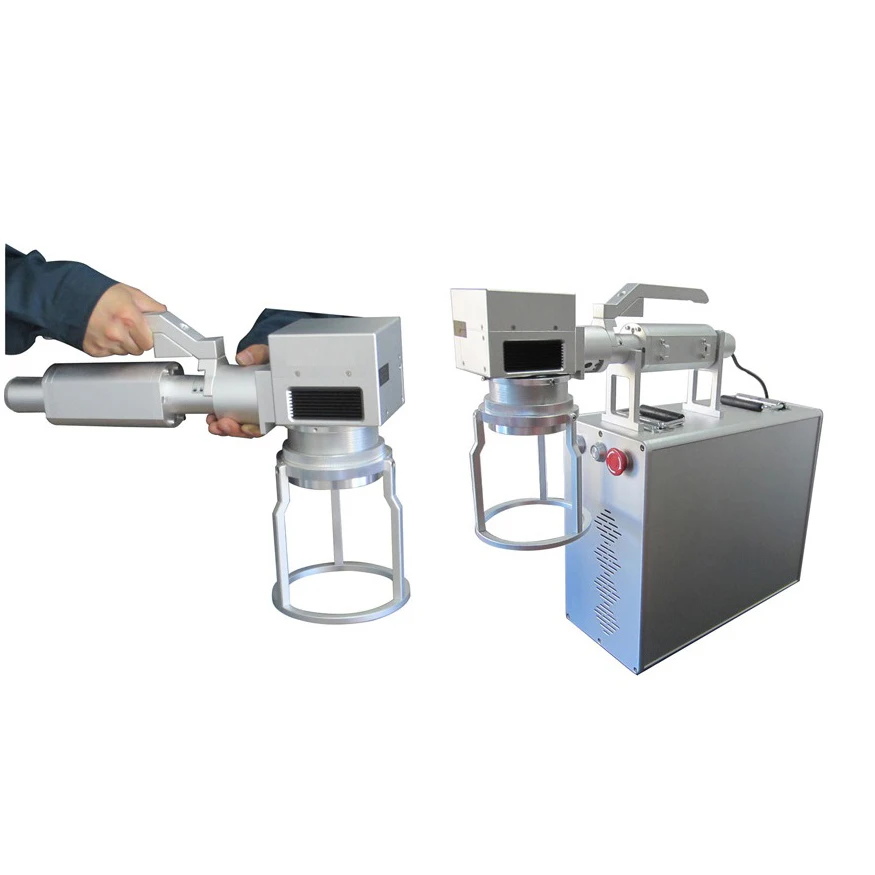Handheld Movable Fiber Laser Marking Machine for Tire/ QR Code/ Date /Number