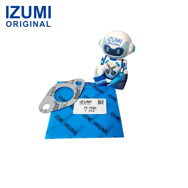 IZUMI ORIGINAL 7f7590 7f-7590 0.79 Mm Oil Cooler Lines Gasket For Caterpillar Construction Machinery Parts