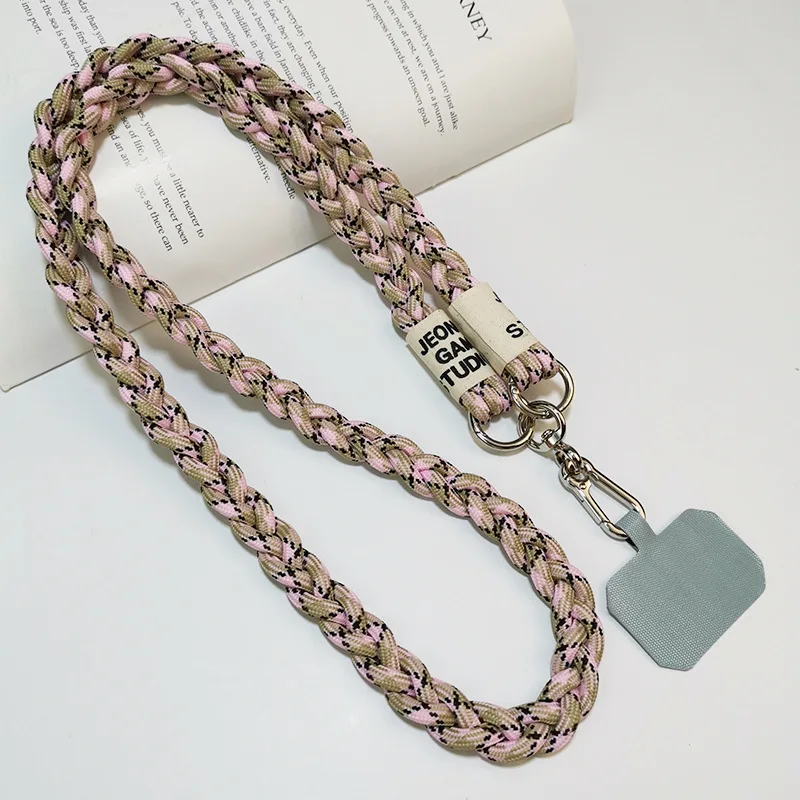 Factory OEM Anti Lost Polyester Lanyard Phone Case Strap with Crossbody Neck Function for iPhone 16 15 14 13 pro max manufacture