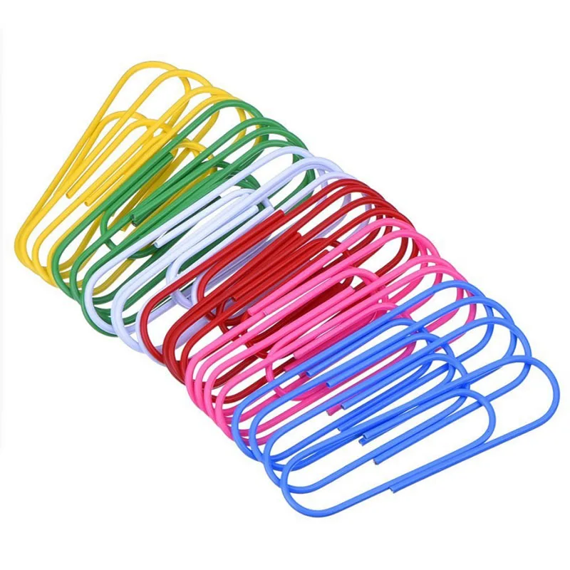 Разные цвета размер офиса школы металлические зажимы для бумаги закладки канцелярские большого размера на заказ