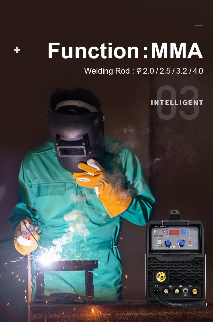 Smart Portable 4-in-1 MIG TIG CUT MMA Welding Machine - Multifunctional ...