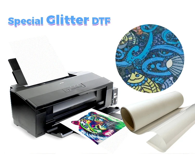Glitter DTF Film 88709 Single Sided For DTF Printer
