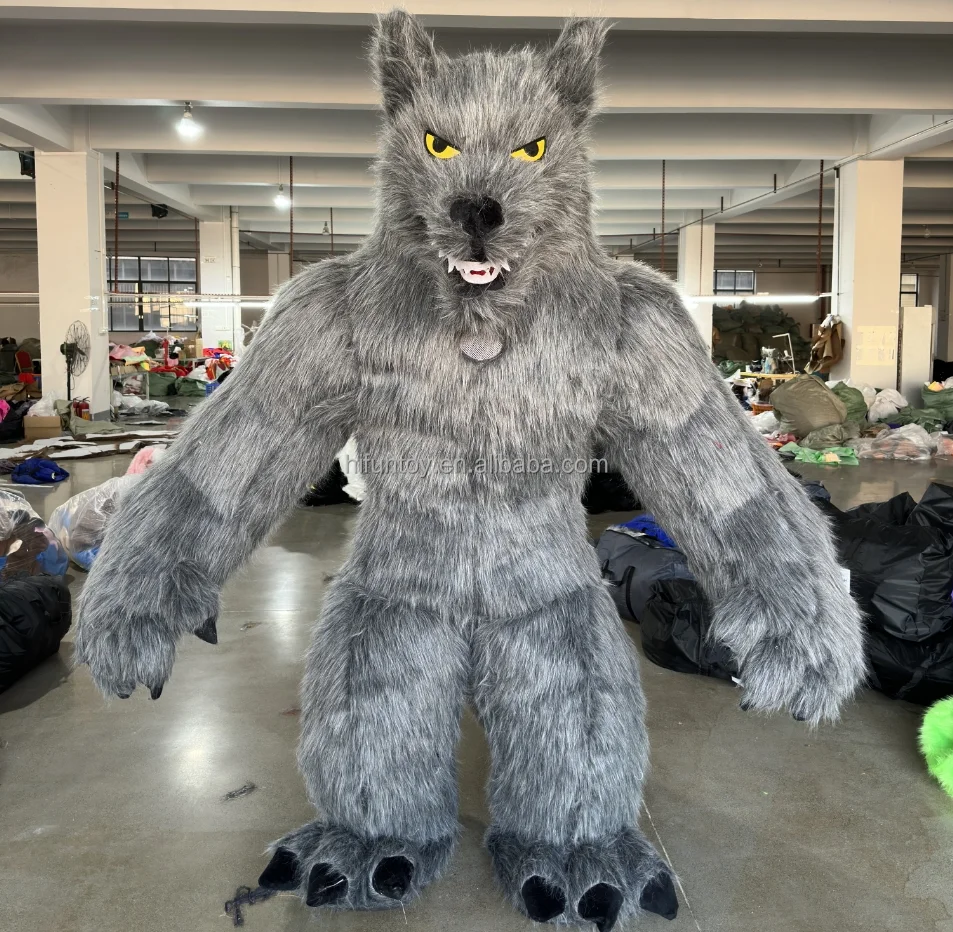 Adult Size Street Walking Carnival Giant Funny Wolf Suits