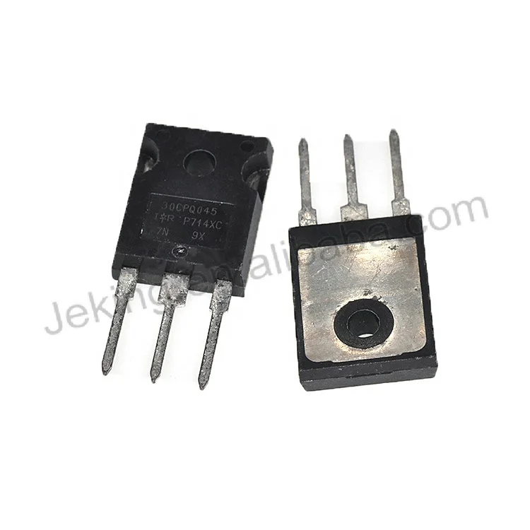 Jeking Diodes & Rectifiers Dual Anode Common Cathode Tube TO-247AC-3 RECOMMENDED ALT VS-3 30CPQ045PBF