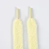 Yellow plush shoelaces