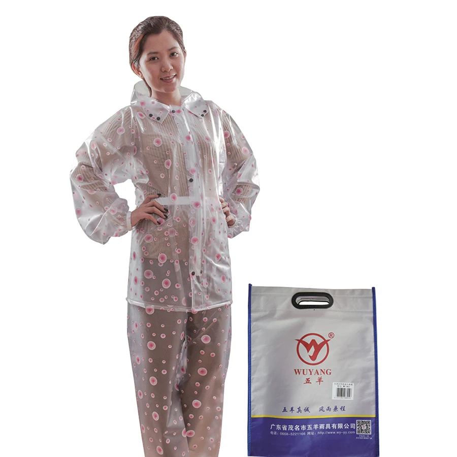 Customized Women Men Durable PVC Rain Suit Waterproof Trousers Bike Fashion  EVA Raincoat  China Raincoat and Rain Wear price  MadeinChinacom