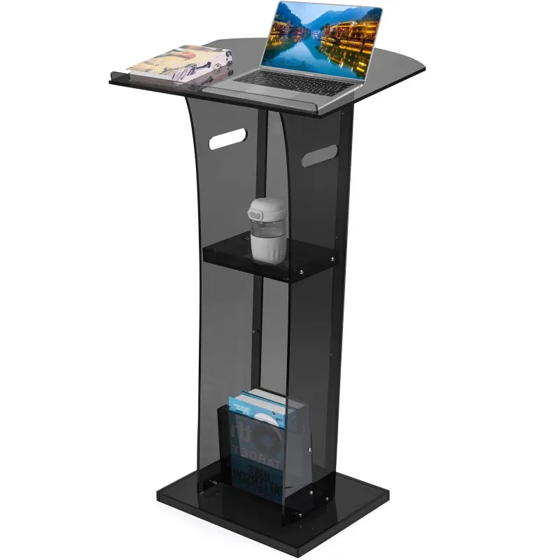 Gaojian Professional Acrylic Podium Conference Table and Award Reception Lectern Platform for Church or Office Wedding Usage