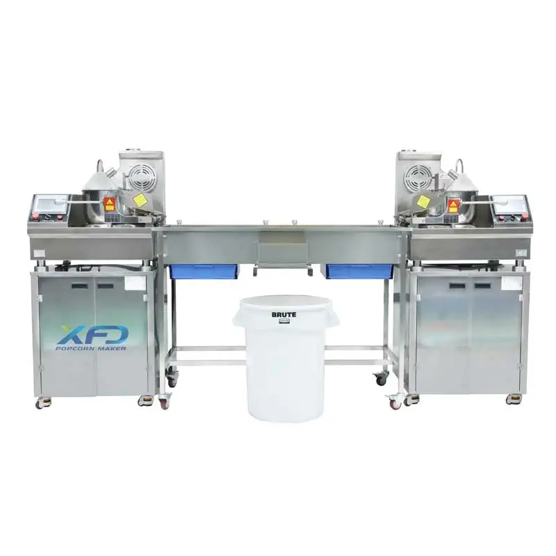 Commercial 36 oz Double Kettle Electromagnetic Popcorn Machine Motor ...