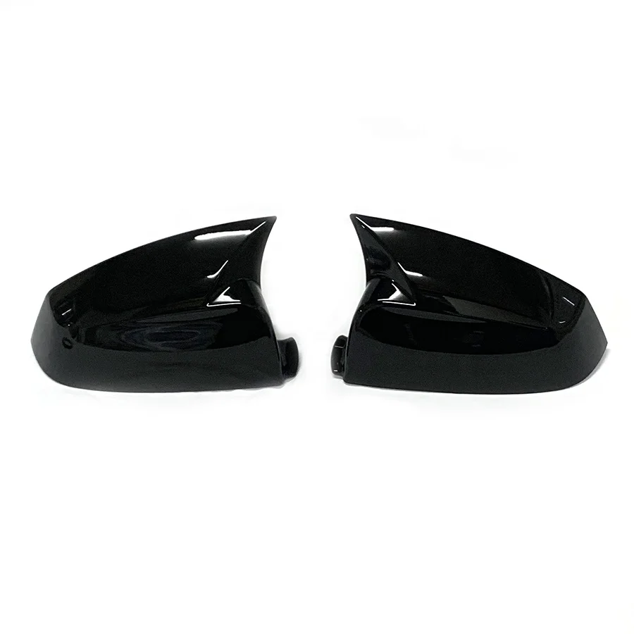 Tiypeor Ox Horn Look Rear View Side Door Wing Mirror Covers for BMW 5 Series E60 2007 - 2010 2008 2009 Exterior Body Kits