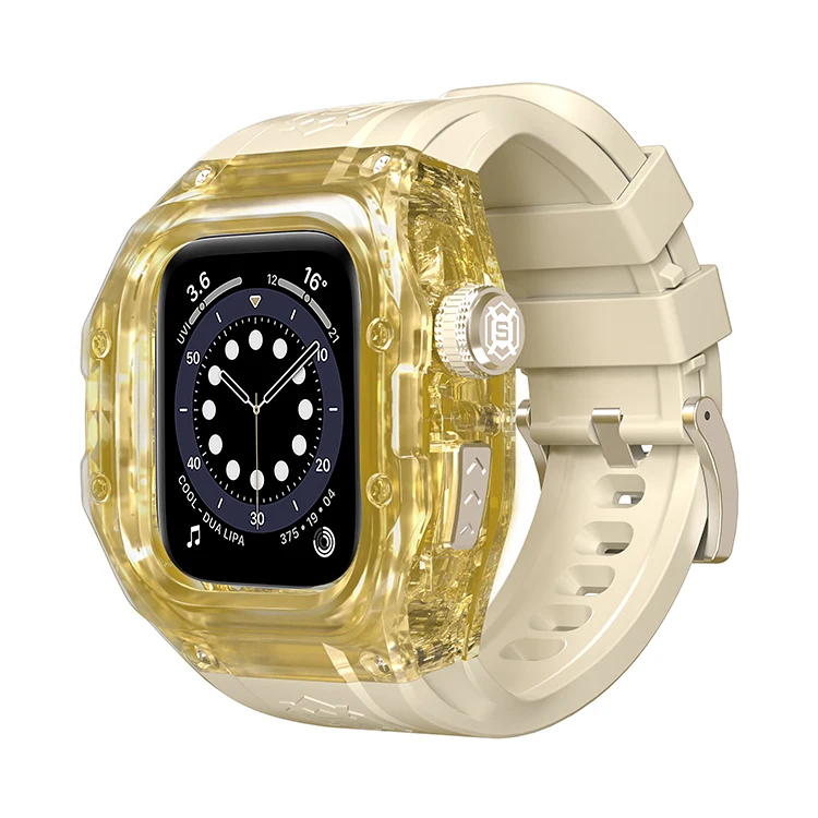Suitable for Apple Watch Series 10 Full Cover Transparent IP68 Rating Waterproof Watch Case With Built-in Screen Protector
