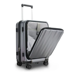 Hot Sale Unisex Multi-Functional Fashion Luggage New Design 4-Wheel PC with Spinner Caster