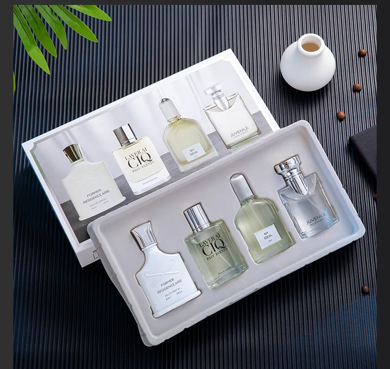 Customized Long Lasting Smell 25mlx4 Men Perfume Gift Set For Men