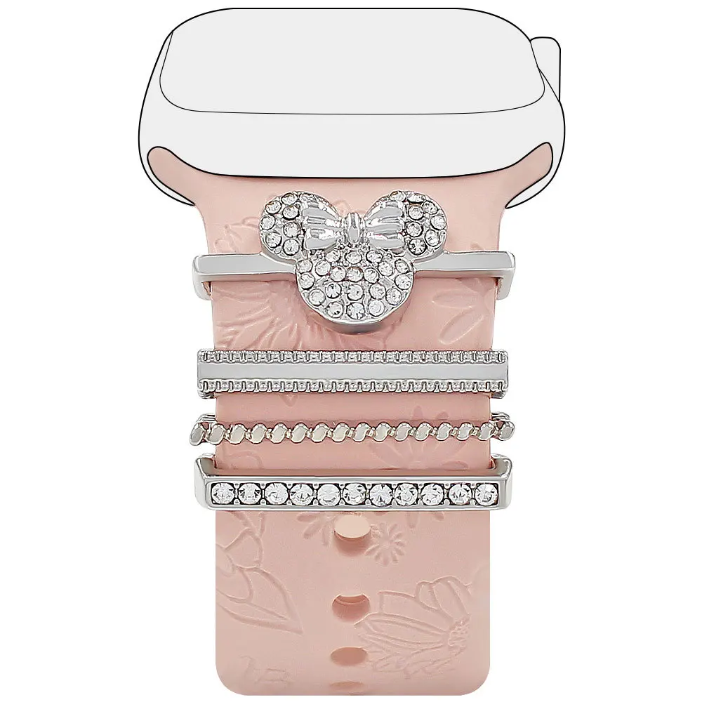 New Arrival Watch Decorative Charm for Watch Band Bracelet Metal Nail Decorative for Watch Sport Strap Ornament Accessories