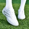 White & Silver Turf Cleats