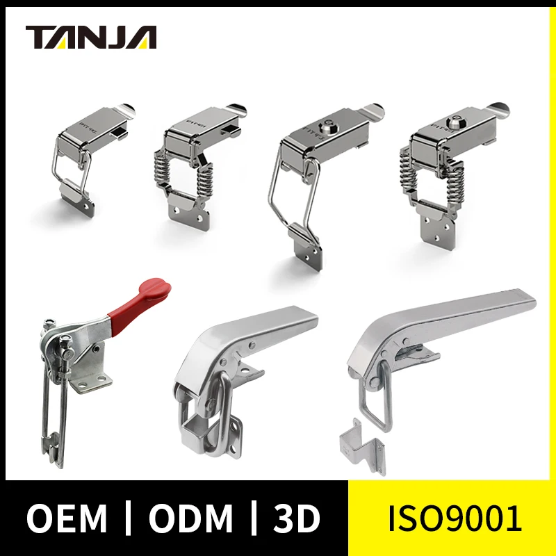 Damping  Vertical Toggle Latch With Lock for Machine Industrial Latch With Lock Self Lock Toggle Latch Cabinet Clips