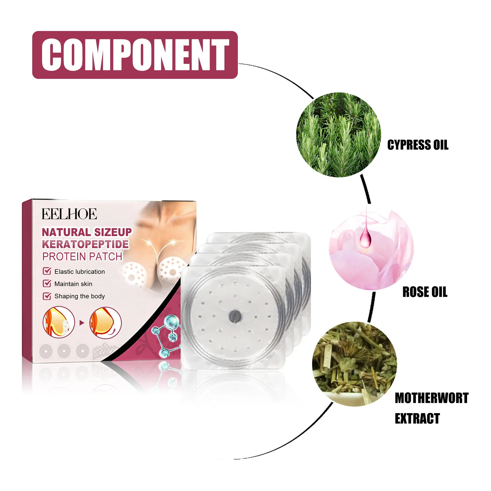 Eelhoe Nudebra Firm Chest Lifting Push Up Nursing Antisagging