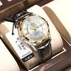 15 Leather Strap silver gold silver