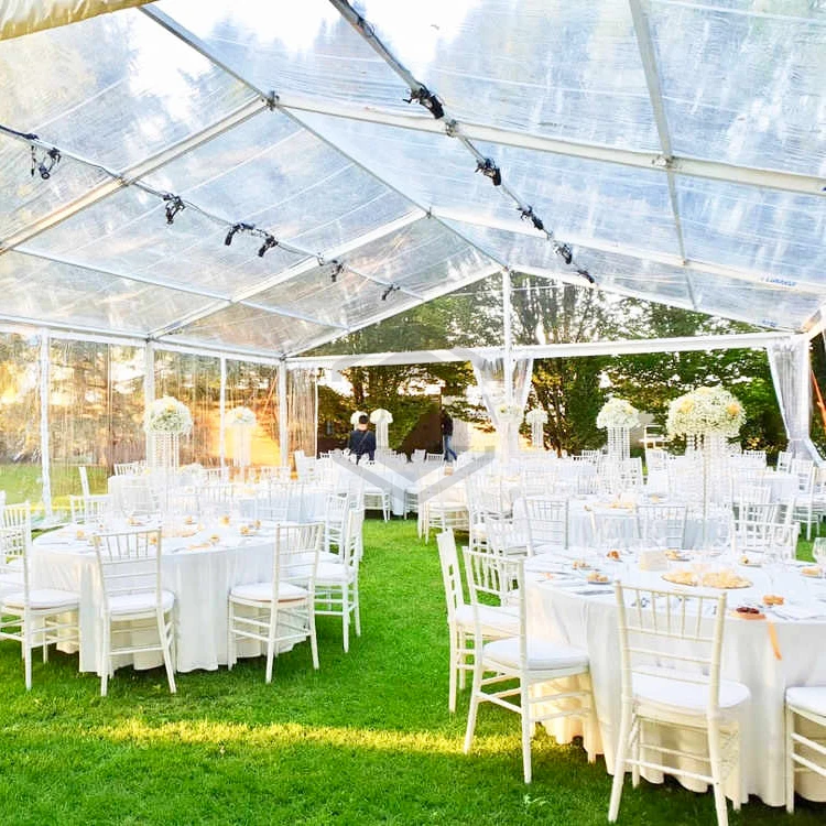 Clear Span 6x9 6x12 Transparent Pavilion Marquee Tent for Party and Commercial Exhibition Event