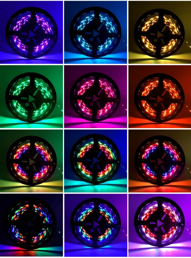 Dream Color WS2812B Mini LED Strip Controller DC5V USB for Music Sync 6A Output Current Manual DMX Lighting Dimmer for